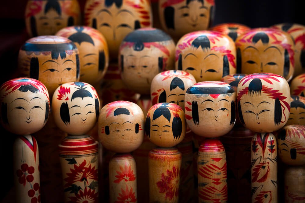 Kokeshi – A traditional Japanese children's toy.